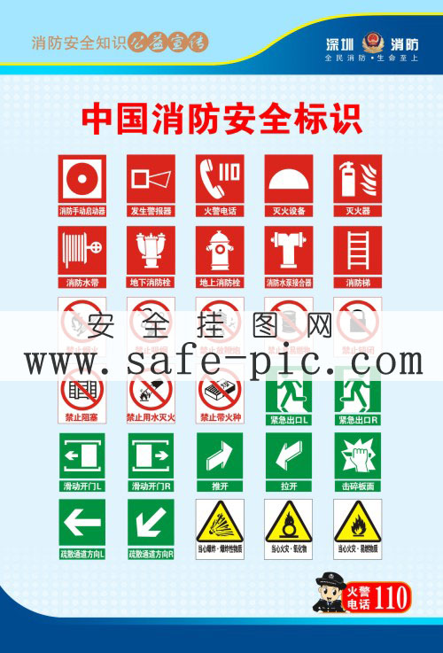 中國消防安全標(biāo)識